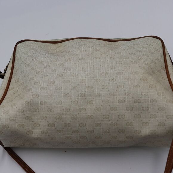 Gucci Vintage Micro GG Monogram Coated Canvas Crossbody Handbag - Picture 5 of 16